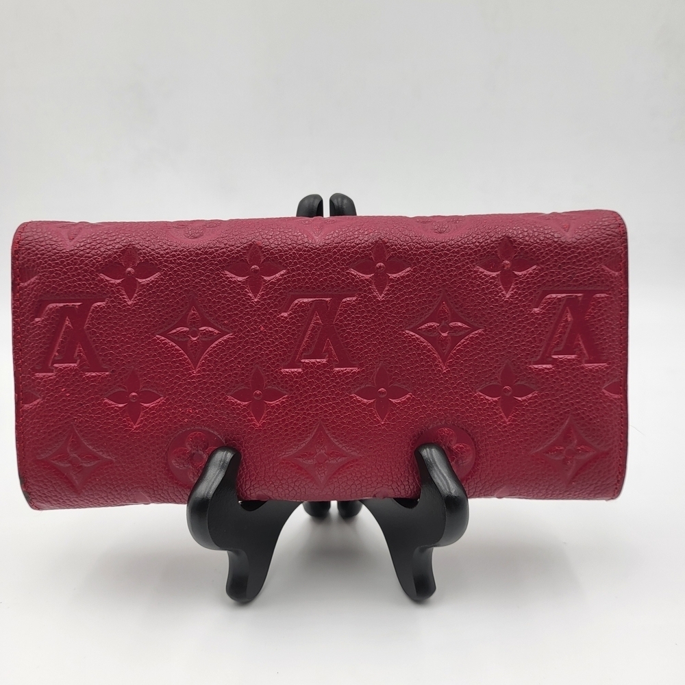 LOUIS VUITTON Leather Empreinte Curieuse Wallet Aurore and Pouch. Authentic.. - Picture 2 of 16